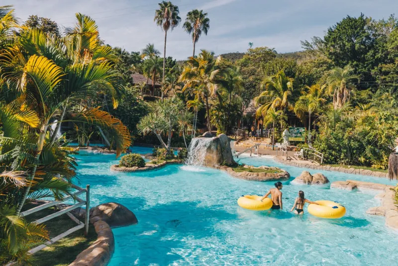 Vista do Hot Park em Rio Quente